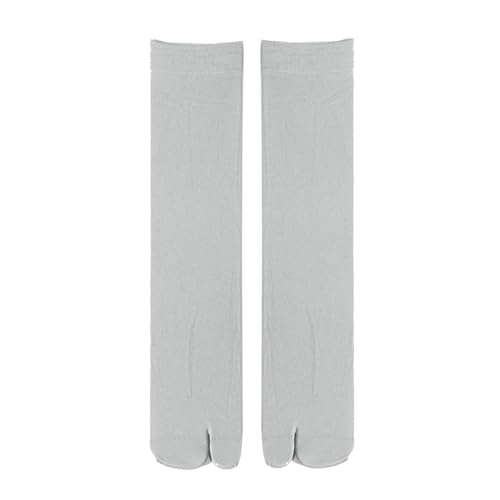 2 Pairs Thin Split Toe Socks Breathable Tabi Flip Flop Knee-High Stockings Japanese Geta Socks2