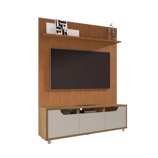 Home Para Tv até 60 Polegadas Houston Cedro Off White