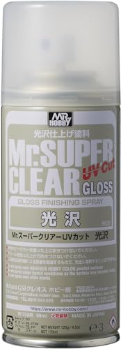 GSIクレオス Mr.スーパークリアー UVカット 光沢 スプレー 170ml ホビー用仕上材 B522