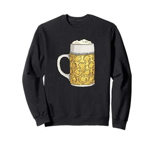 Verre de bière mousseuse – Oktoberfest – Bière – Fête – Amusant Sweatshirt