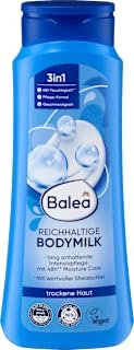 Leche corporal abundante DM Germany 400 ml – Balea compatible con leche corporal rica, 400 ml