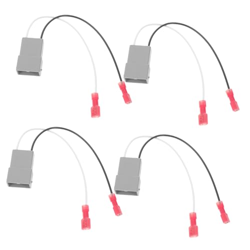 OUNONA Speaker Harness for Car 4pcs Speaker Wire Cable Plug Adapter Material for Easy Diy Installati