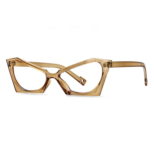 Lunettes vintage femmes papillon à verres transparents