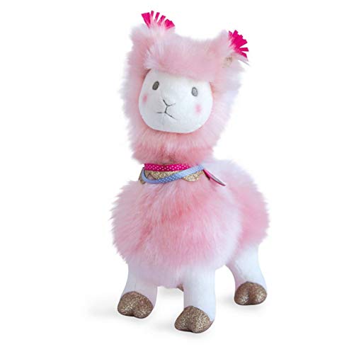 Peluche Lama Rose 30 cm pour Décorer la Chambre d'Enfant