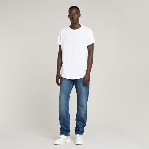 G-STAR Raw - Mens Dakota Regular Straight Jeans, Color Faded Blue Marble, Size: 27W x 32L3