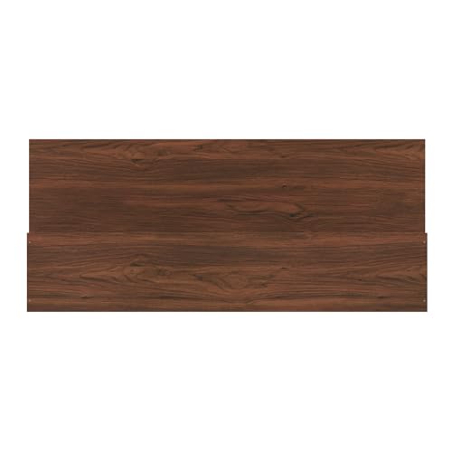 Image of Amazon Brand - Solimo Altamore Engineered Wood King Bed with Storage, Non Woven Base (Walnut Finish)