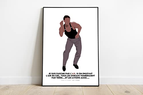Générique Jean-Claude Van Damme - Affiche - Poster - Impression (Air, 15 * 20cm)