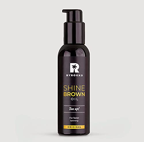 Byrokko Shine Brown FAST aceite acelerador de bronceado para Sunbed & Outdoors