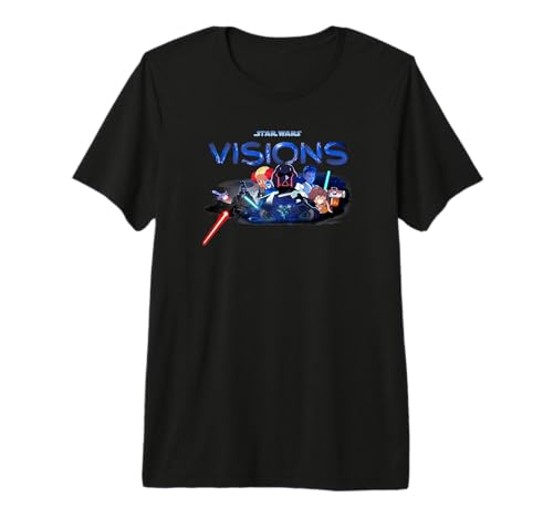 T-shirt Star Wars Visions pour homme et fan de culture geek manga