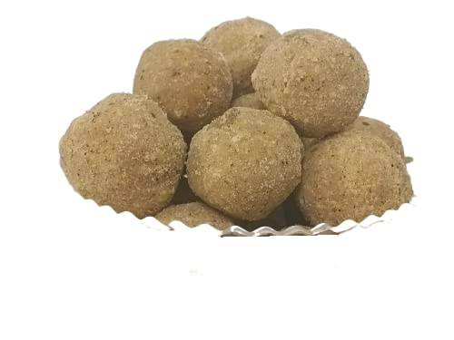 Tasty Sweets Kitchen's Methi Laddu with desi ghee | 500 gram | 100 % Homemade | No Added Preservative or Colors | No Added Sugar | (Coconut, Medium)