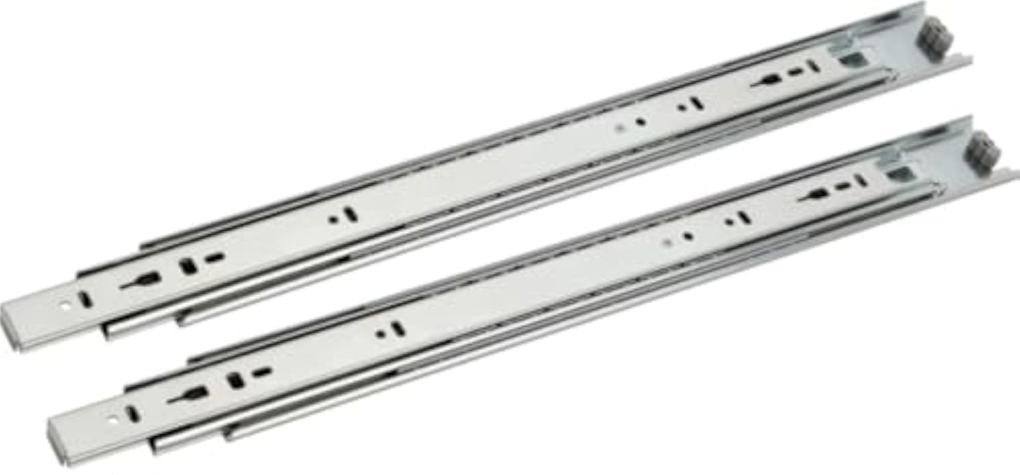 Stainless Steel Telescopic Drawer Slides, 14 Inch, 1 Pair
