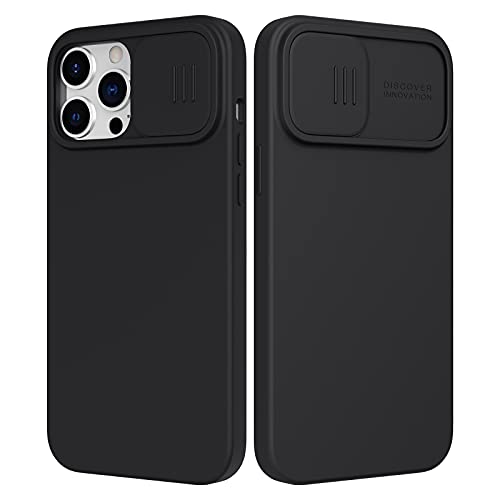 Coque silicone iPhone 13 Pro Max NILLKIN CamShield antichoc noire