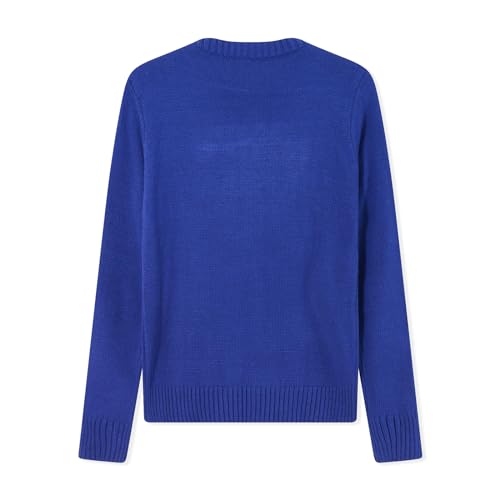 Image of Women American Flag Sweater Loose Vintage USA Sweatshirt Long Sleeve Crewneck Hollow Out 4th of July Jumper
