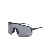 Out Of - Piuma, occhiali da sole sportivi con lenti fotocromatiche polarizzate, made in Italy (Black, M, The One Nero)