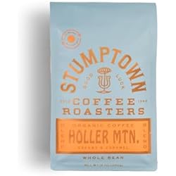 Stumptown Coffee Roasters, Medium Roast Organic Whole Bean Coffee, 100% Arabica Coffee - Holler Mountain 12 Ounce Bag with Flavor Notes of Citrus Zest, Caramel and Hazelnut