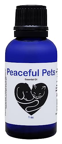 The Cat's MeWow Peaceful Pets Calming Essential Oil - Natural Stress Relief & Anxiety Relief for...