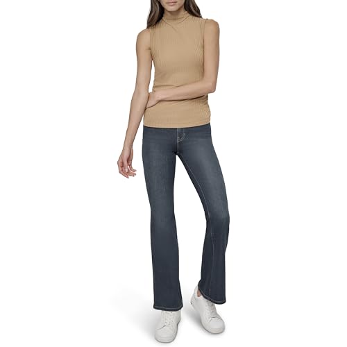 Image of DKNY Women's Ruched Versatile Trendy Everyday Top