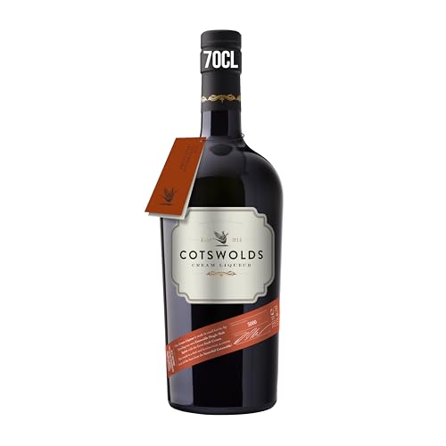 Cotswolds Cream Liqueur | 70cl | 17% vol | Award Winning English Whisky Cream Liqueur | Made with the Finest English Cream | Enjoy Over Ice, in Hot Cocoa or Coffee