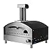 Heidenfeld Gas Pizzaofen Venezia - Gasofen - Pizza Ofen - Pizzamaker - Edelstahl - 500°C - Brot Backofen - Outdoor Gas Ofen - Pizza Maker - Pizzastein - Pizza Grill - Gartenofen