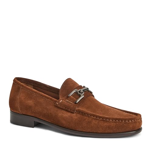 Image of Bruno Magli Men's Trieste Loafers, Leather Shoes, Slip-On Dress Shoes