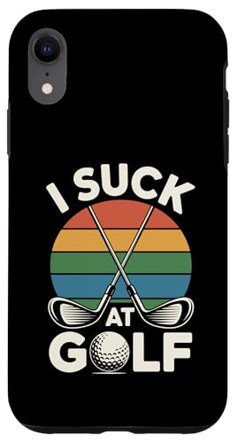 I Suck At Golf Loser Dad ȃW[N St X}zP[X iPhone XR p