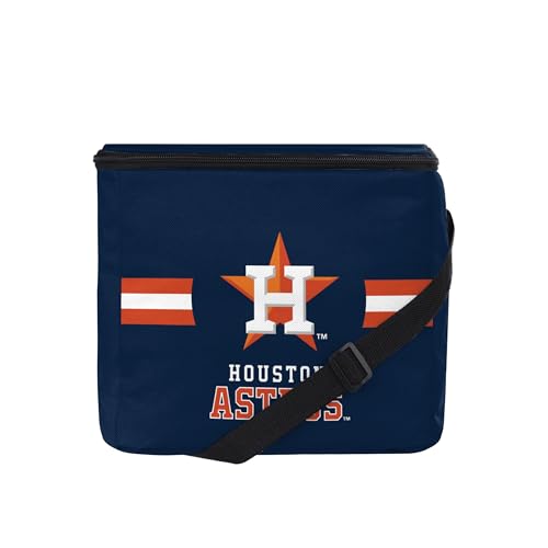 Image of FOCO MLB Officially Licensed Primary Logo Team Stripe 6 or 12 Pack Soft Insulated Game Day Baseball Lunch Tote Cooler
