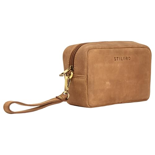 Bolso de piel pequeño STILORD Larkin con asa de mano y gran capacidad