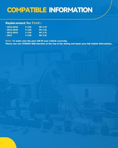 Image of PHILTOP Alternator 11624N Fit for 2012-2014 for F-150 3.7L,2012-2016 for F-150 3.5L,2017 for F-150 3.5L FLEX,(200 Amp) 12V 200Amp CWS6 Groove Pulley CL3Z10346B, CL3T10300BA, 1042106670, 2100826
