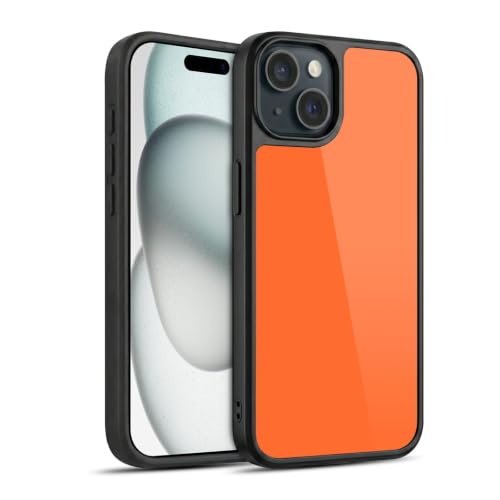 Coque de Protection de Qualité Militaire iPhone 15 en Gel antichoc Orange Head Case