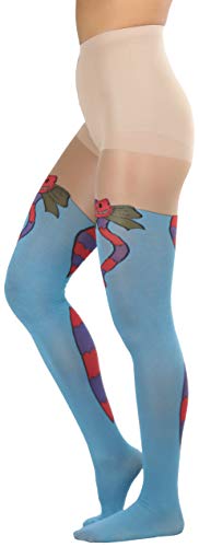 Image of ToBeInStyle Women's Cute Thigh High Printed Character Tights