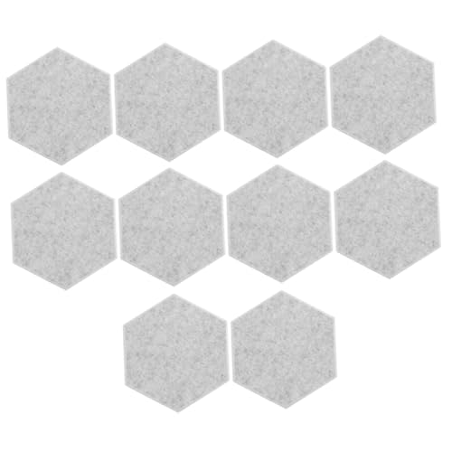 BESTonZON 10 paneles acústicos hexagonales que absorben sonido para grabación en casa miniatura 1