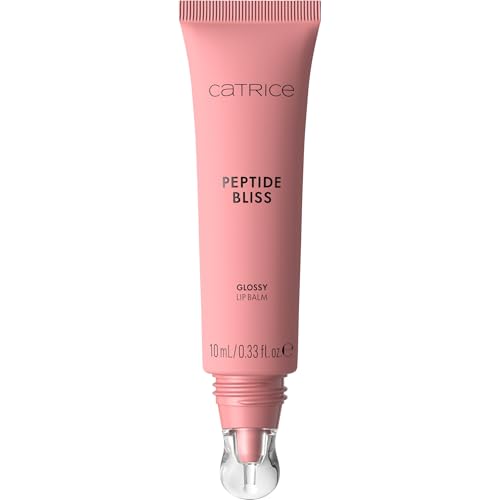 Catrice Peptide Bliss Glossy Lip Balm 010 Life In Rosé Lippen-Balsam in Hellpink glänzend mit Peptiden pflegend voller wirkende Lippen 10 ml