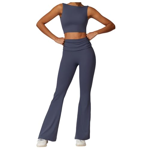 Ensemble yoga sans manches pour sessions outdoor et running running élégant