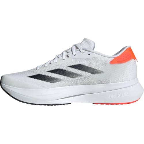 Image of adidas Men's Adizero Sl2 M Running Shoes White /Black /Orange 5.5 Medium