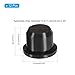 for Industrial Hardware Tool Part, Silicone T-Hole Stopper 11.3mm/0.44inch, 12Pack Plug for Cable Gland Hole, Black