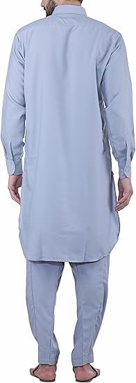 Men's Cotton Blend Pathani Kurta Salwar SET4