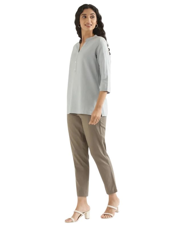 Image of SAADAA Women's Cotton Kurta Pant Set - | Soft, Breathable Fabric | Comfortable Daily Ethnic Wear