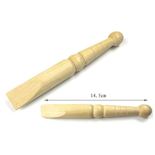 Foto von Healifty 3 Stücke Holz Massagestab Massagestäbchen Massageholz für Fuß Entspannung und Schmerzlinderung