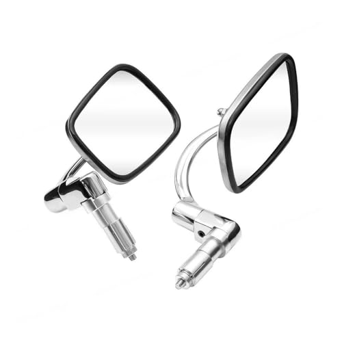 Espejos retrovisores universales de 22mm para manillar de moto y scooter