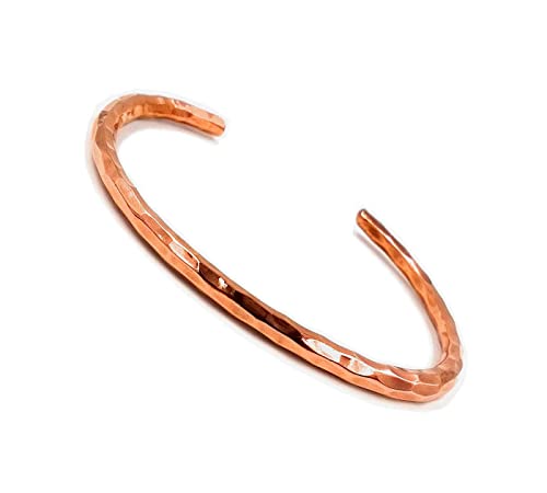 Bracelets en cuivre pur jonc ajustable mixte Shinde Exports taille L