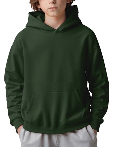 Spring&Gege Boys and Girls Oversized Fleece Pullover Hoodies Kids Soft Hooded Sweatshirts(5-14 Years)2