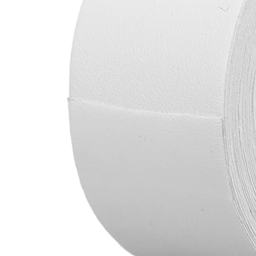 Plplaaoo Tennis Racket Grip Tape, 5M Tennis Racket Head Tape,Tennis Racket Tape Racket Head Protection Tape, Tennis Grip Tape,Widened Squash Racquet Guard For Sports Gear(White) #TOP7
