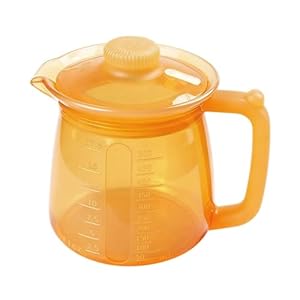 YWJLQH Théière, Cafetière, Résistante à La Chaleur, Polyvalente, Carafe à Eau de 500 Ml, Carafe à Lait pour, Jus, Boissons Au Miel, Bureau, Orange