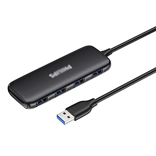 Port Expander USB 3.0 Hub 4 Port USB Extender Docking Station Supports Simultaneous Use for Laptop, USB Flash Drives, and Mobile HDD USB Splitter (Length : 0.2M)