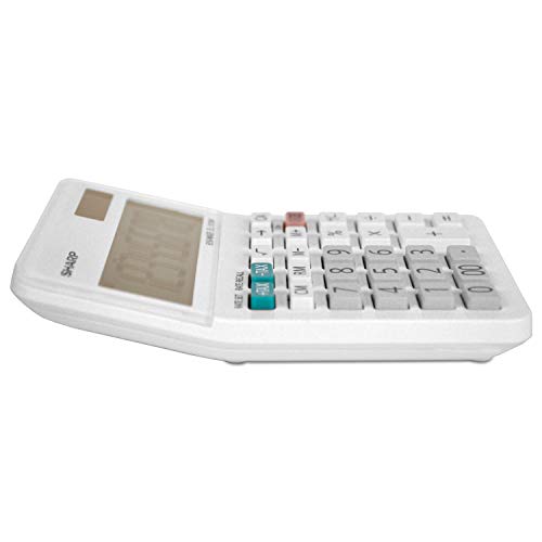 Sharp EL-310WB Calculator, White 3.125, 3.38 x 4.75 x 1.0 inches - Image 5