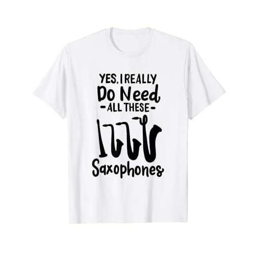 Saxofón Tipos Grafik Saxofonista, Saxofón Divertido Camiseta