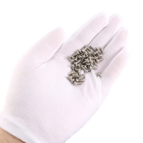 uxcell 50 tornillos autorroscantes M3 x 8mm acero inoxidable miniatura 3