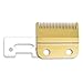 Professional Standard Stagger-Tooth 2 Hole Hair Clipper Trimmer Replacement Blade #2161,Detailer Blade Set,Ceramic Blade,Fits for the 5 Star Series Cordless Magic Clip,Including Screws,Gold