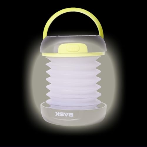 Luz Retrátil Portátil A Pilha Camping Bask (Verde)