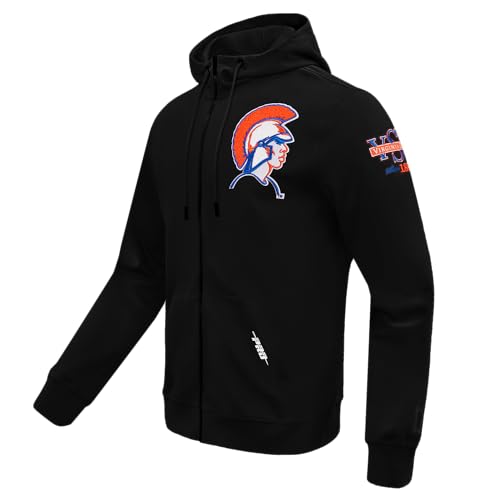 Image of Pro Standard Mens College Classic Chenille Cotton Double Knit Full Zip Hoodie